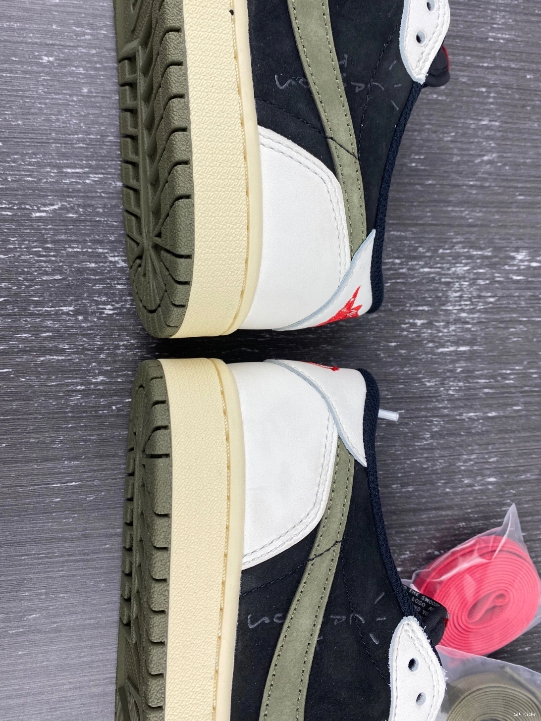 Travis DZ4137-106 Low Air 1 Olive Scott OG Jordan x 0421
